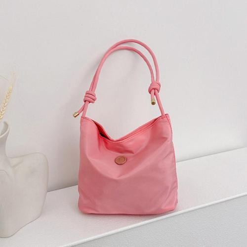 Nylon Bucket Bag Shoulder Bag durable & large capacity Solid PC