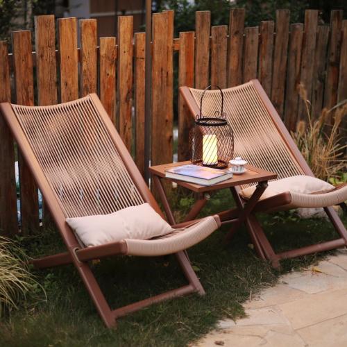 Metal & PE Plastic Outdoor Foldable Furniture Set sun protection & waterproof PC