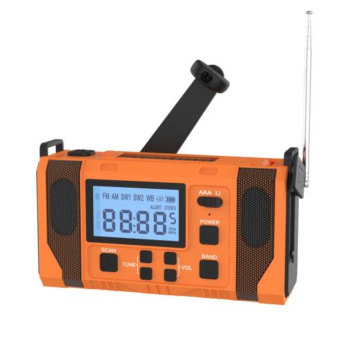Abs Multifunctionele radioset Oranje stuk
