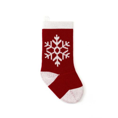 Acryl Weihnachtsdekoration Socken, Gestrickte, unterschiedliches Muster zur Auswahl, mehr Farben zur Auswahl,  Stück