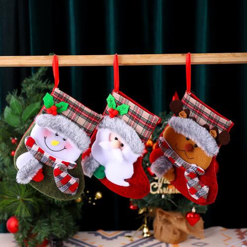 Polyester Christmas Stocking for home decoration & Cute & christmas design PC