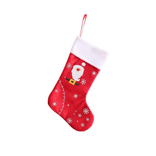 Tissus non tissés Chaussettes de décoration de Noël Imprimé modèle différent pour le choix plus de couleurs pour le choix pièce