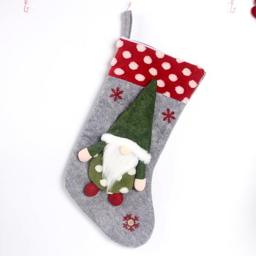 Kleber gebunden Stoff Weihnachtsdekoration Socken, unterschiedliches Muster zur Auswahl, mehr Farben zur Auswahl,  Stück