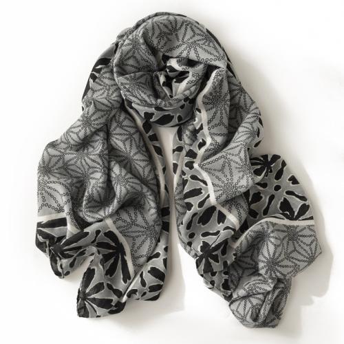 Polyester Zijden sjaal Afgedrukt meer kleuren naar keuze stuk