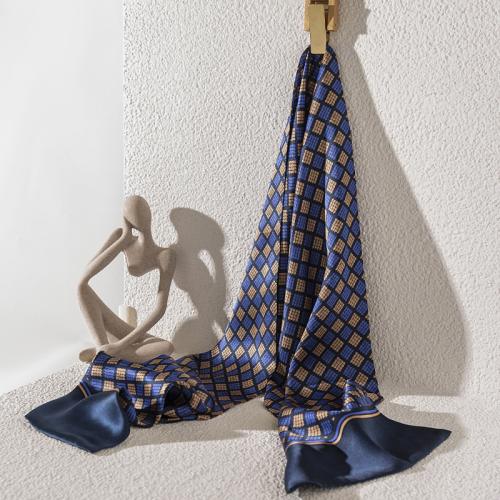 Přírodní hedvábí Hedvábný šátek Stampato kus