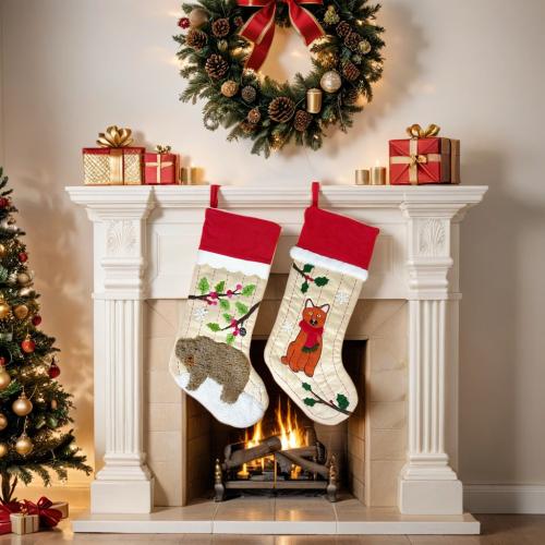Poliestere Vánoční ponožka Stampato různé barvy a vzor pro výběr più colori per la scelta kus