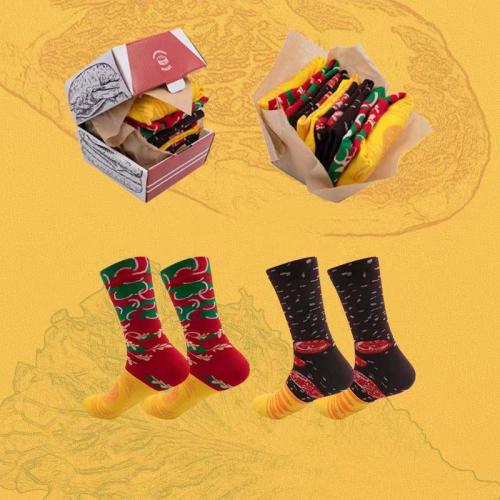 Nylon & Spandex & Cotton Unisex Ankle Socks sweat absorption & anti-skidding & breathable printed mixed colors Lot