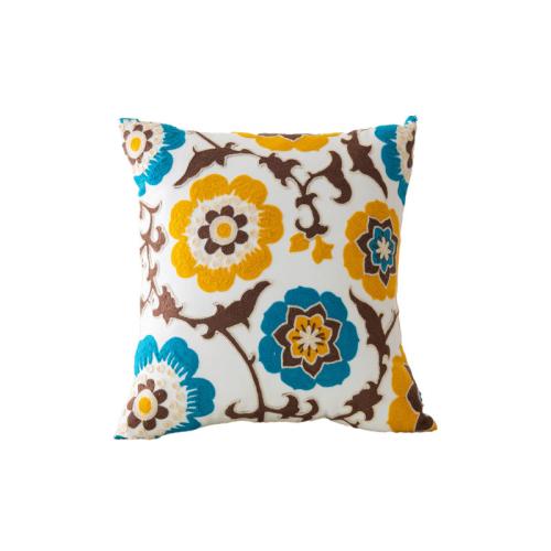 Cotton Throw Pillow Covers durable & without pillow inner & hardwearing embroider PC