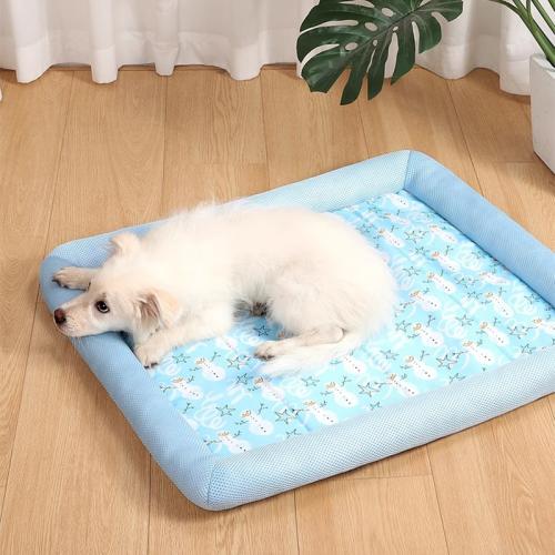 Oxford & Mesh Fabric Pet Ice Pad & breathable PP Cotton printed PC