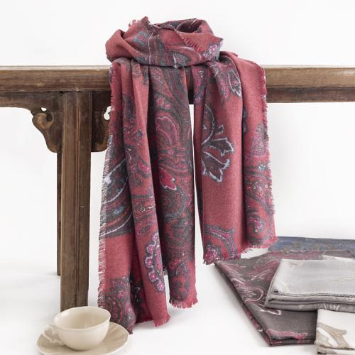 Polyester Women Scarf thicken & thermal printed PC