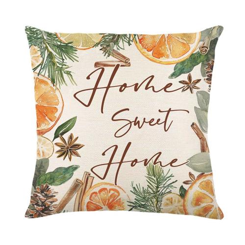 Linen Throw Pillow Covers durable & without pillow inner printed PC