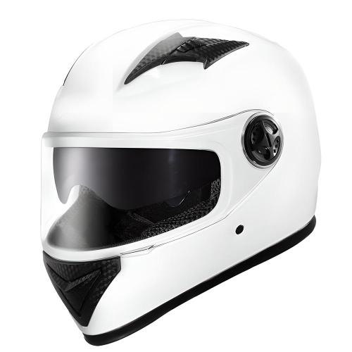 Engineering Plastics Moto Helmet durable & anti-fog & thermal & breathable Solid : PC