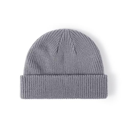 Acrylic Knitted Hat thermal & unisex knitted Solid : PC