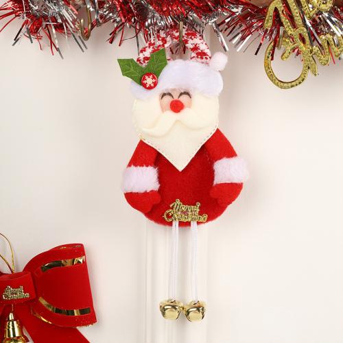 Napped Fabric & Iron Christmas Tree Hanging Decoration christmas design PC