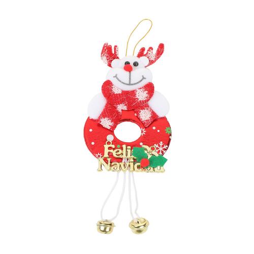 Plush Christmas Tree Hanging Decoration christmas design red and white PC