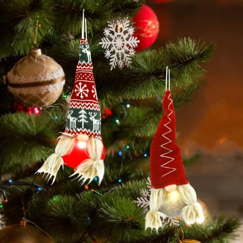 Cloth Christmas Tree Hanging Decoration lighting PC