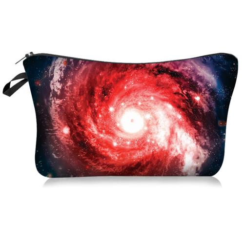 Polyester Printed Cosmetic Bag portable PC