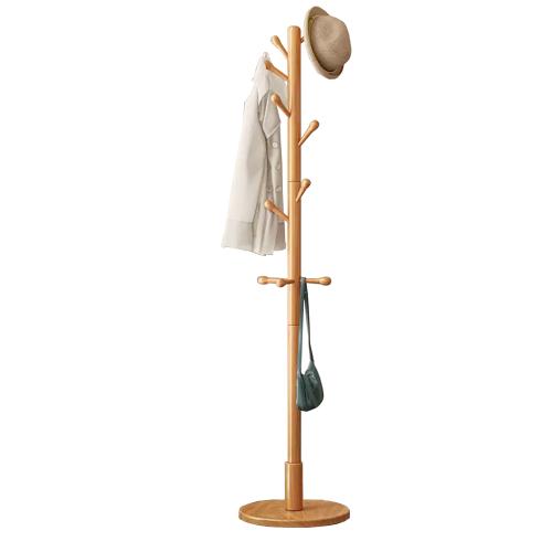 Solid Wood Clothes Hanging Rack durable PC