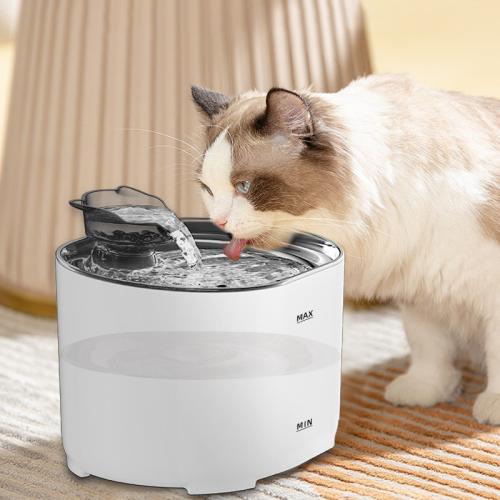 Polypropylene-PP Pet Drinking Fountains  Solid gray PC