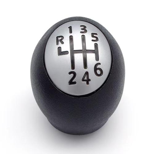 Black Gear Stick Shift Knob for RENAULT Megane III with Lift Reverse (2008-2015)