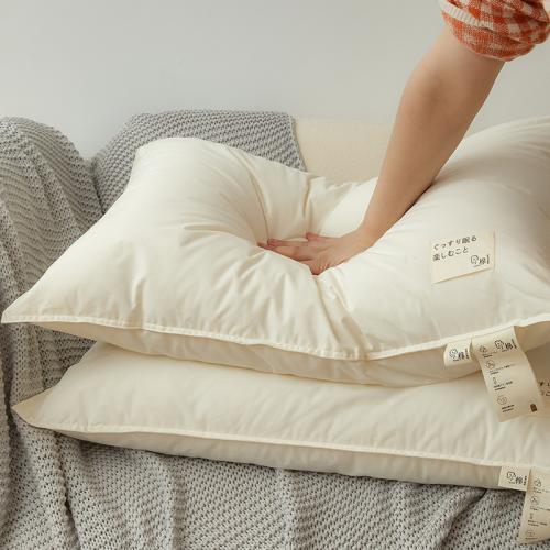 Polyester & Cotton Soft Pillow Inner Solid beige PC