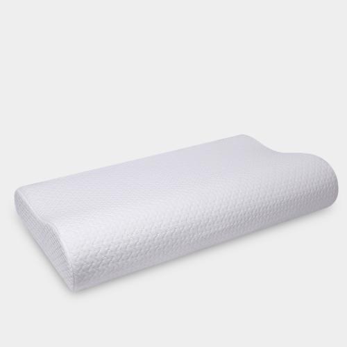 Memory Foam & Polyester and Cotton Neck Pillow Solid white PC