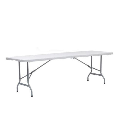 Hdpe & Stahlrohr Faltbarer Tisch, Weiß,  Stück