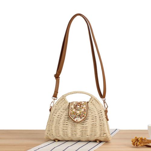 Paper Rope Easy Matching & Weave Crossbody Bag PC