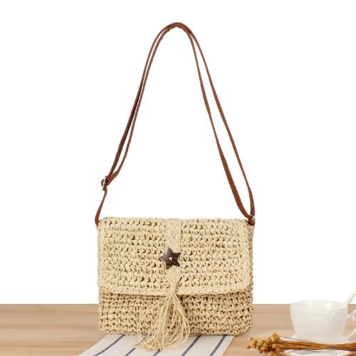 Paper Rope Easy Matching & Weave Crossbody Bag Pentangle PC