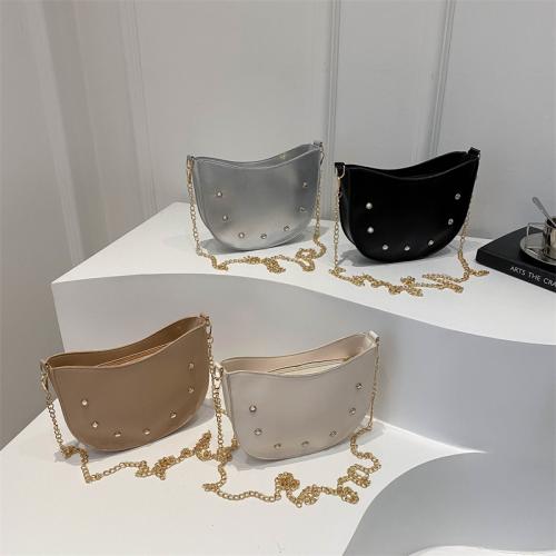 PU Leather Easy Matching Crossbody Bag white PC