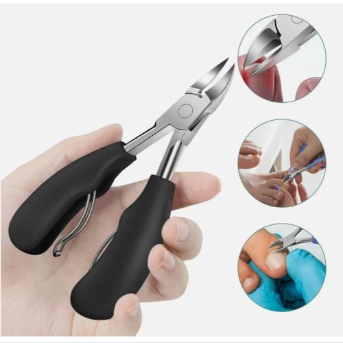 Stainless Steel Multifunction Nail Clipper black PC