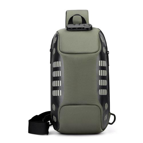 Nylon Sling Bag anti-theft & with USB interface & waterproof PC