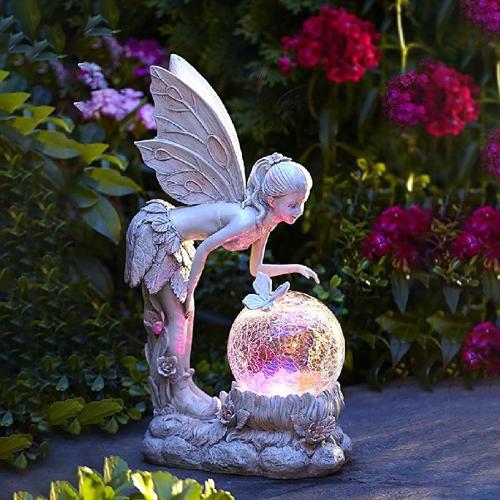 Resin Courtyard Light solar charge PC