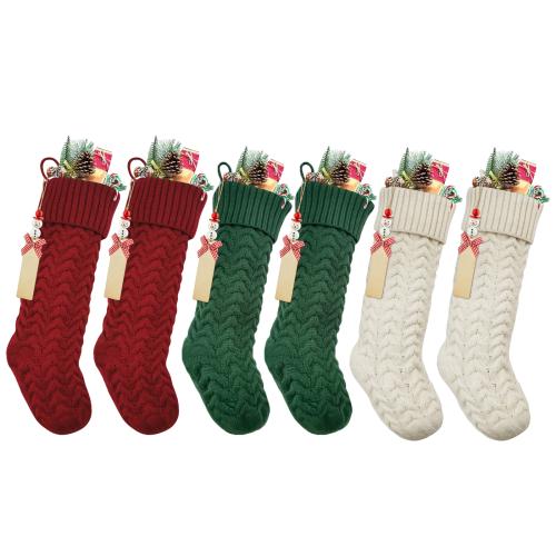 DIY Lable Christmas Decoration Stocking Sold By Lot