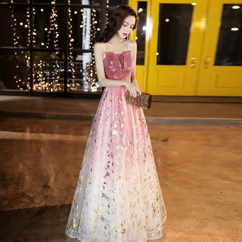 Polyester Plus Size Long Evening Dress  PC