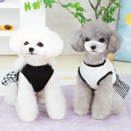 Polyester & Cotton Pet Dog Clothing Solid PC