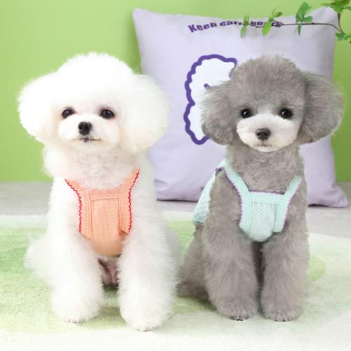 Polyester & Cotton Pet Dog Clothing Solid PC