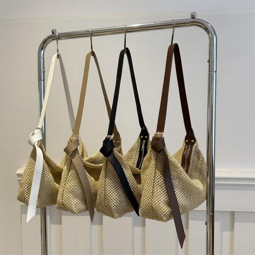 Paille & PU Cuir & Nylon Crossbody Bag plus de couleurs pour le choix pièce