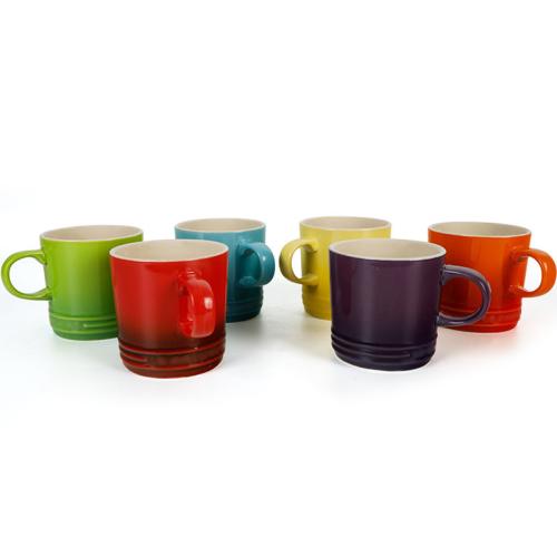 Cerámica Mark Cup, más colores para elegir, 6PCs/Conjunto,  Conjunto