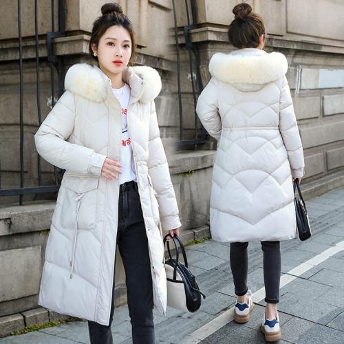 Polyester Women Parkas mid-long style & thermal PC