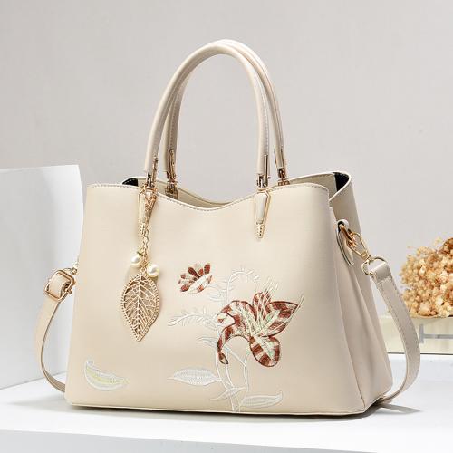 PU Leather easy cleaning & Easy Matching Handbag attached with hanging strap PC