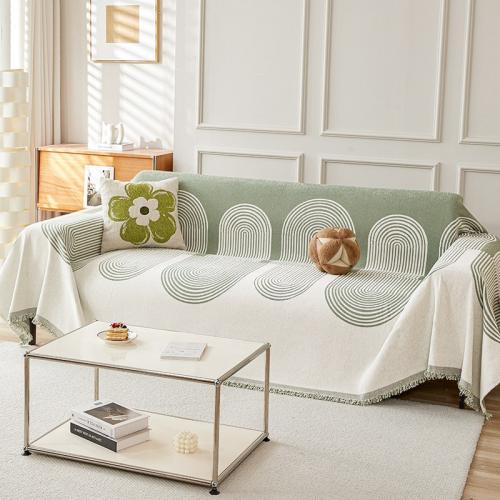Chenille Couverture de sofa Solide plus de couleurs pour le choix pièce