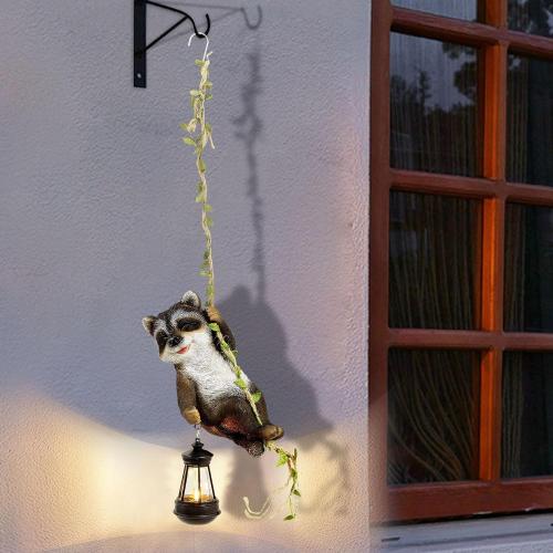 Resin Courtyard Light Hanging Style & solar charge PC
