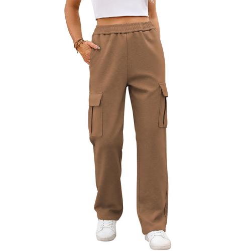 Rayon & Polyester High Waist Women Casual Pants & with pocket PC