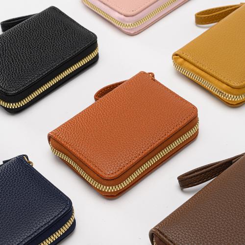 PU Leather Card Bag waterproof Solid PC