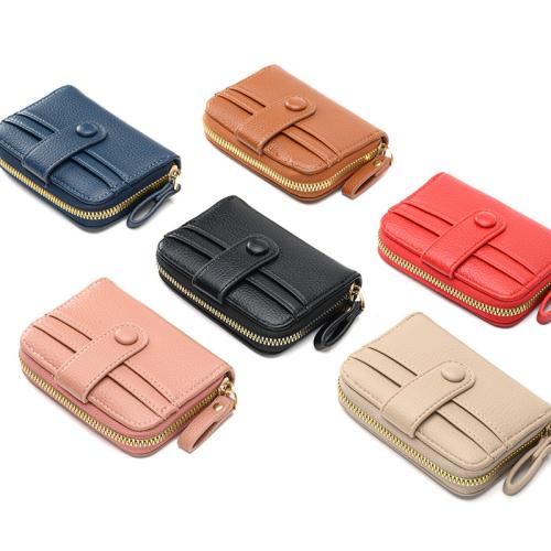 PU Leather Load Reduction Card Bag Solid PC