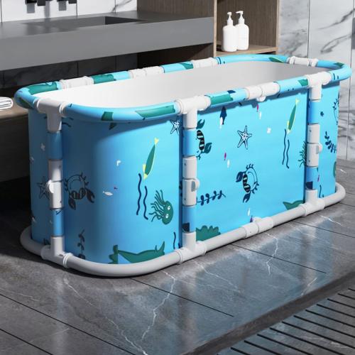 Pearl Cotton & PVC & Oxford Foldable Bathtub thicken printed PC