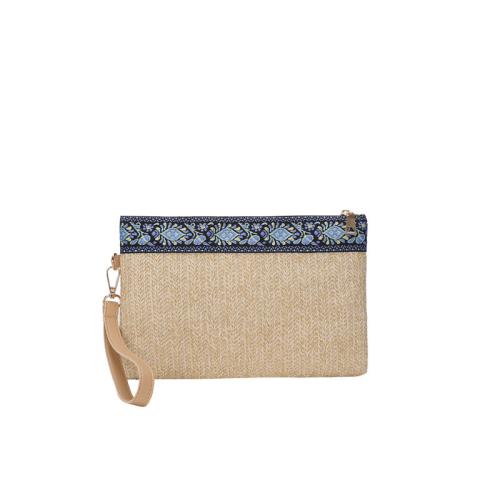 Straw Easy Matching & Weave Clutch Bag PC