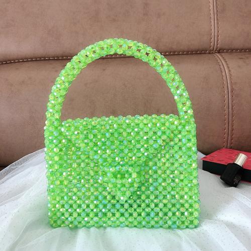 ABS Easy Matching Handbag green PC