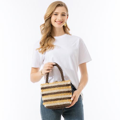 Wooden Beads & Polyester Easy Matching Handbag PC